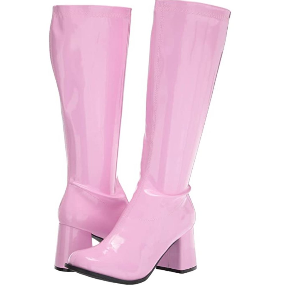 Women's Pink GOGO 3" Heel Zipper Boot